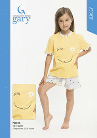 GIRL'S PAJAMA M/M P25048 Tellini S.r.l. Wholesale Clothing